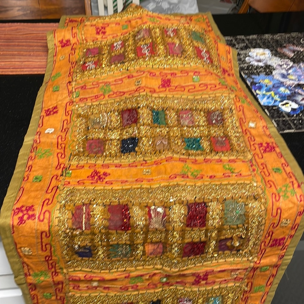Table runner.    58 in length.  Width 22 inches